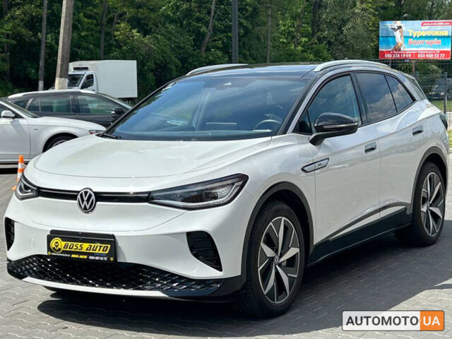 Белый Фольксваген ID.4, объемом двигателя 84 л и пробегом 4 тыс. км за 28800 $, фото 2 на Automoto.ua