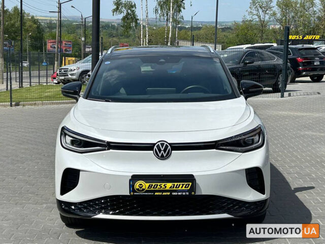 Белый Фольксваген ID.4, объемом двигателя 84 л и пробегом 4 тыс. км за 28800 $, фото 1 на Automoto.ua