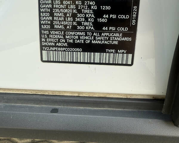 Белый Фольксваген ID.4, объемом двигателя 0 л и пробегом 55 тыс. км за 24300 $, фото 28 на Automoto.ua