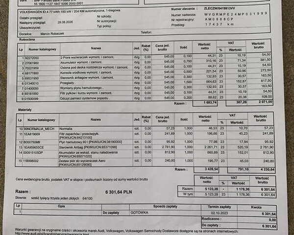 Черный Фольксваген ID.4, объемом двигателя 0 л и пробегом 130 тыс. км за 20500 $, фото 50 на Automoto.ua