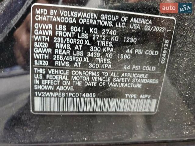 Черный Фольксваген ID.4, объемом двигателя 0 л и пробегом 1 тыс. км за 16971 $, фото 11 на Automoto.ua