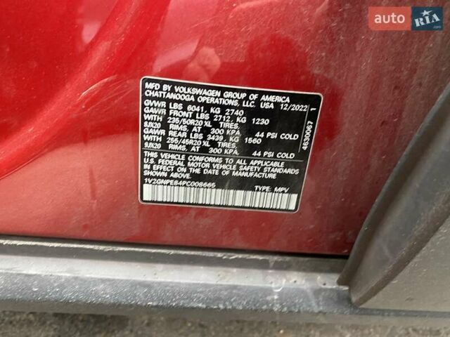Червоний Фольксваген ID.4, об'ємом двигуна 0 л та пробігом 141 тис. км за 17800 $, фото 15 на Automoto.ua