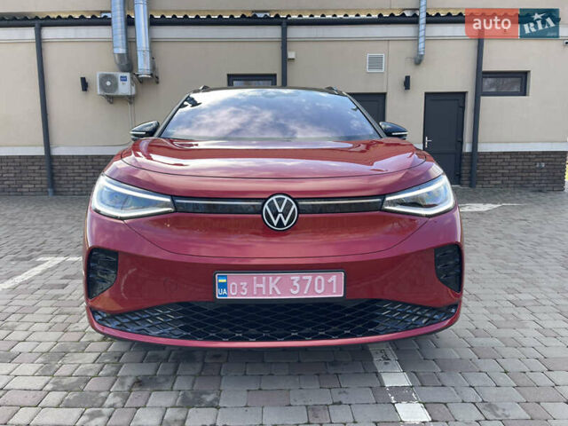Красный Фольксваген ID.4, объемом двигателя 0 л и пробегом 2 тыс. км за 33607 $, фото 1 на Automoto.ua