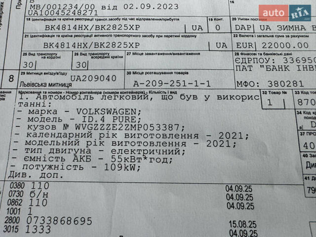 Сірий Фольксваген ID.4, об'ємом двигуна 0 л та пробігом 136 тис. км за 22900 $, фото 64 на Automoto.ua