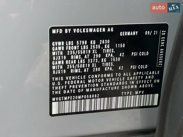 Серый Фольксваген ID.4, объемом двигателя 0 л и пробегом 104 тыс. км за 22600 $, фото 41 на Automoto.ua