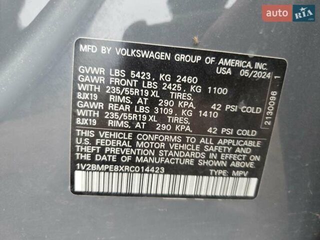Серый Фольксваген ID.4, объемом двигателя 0 л и пробегом 24 тыс. км за 13000 $, фото 12 на Automoto.ua