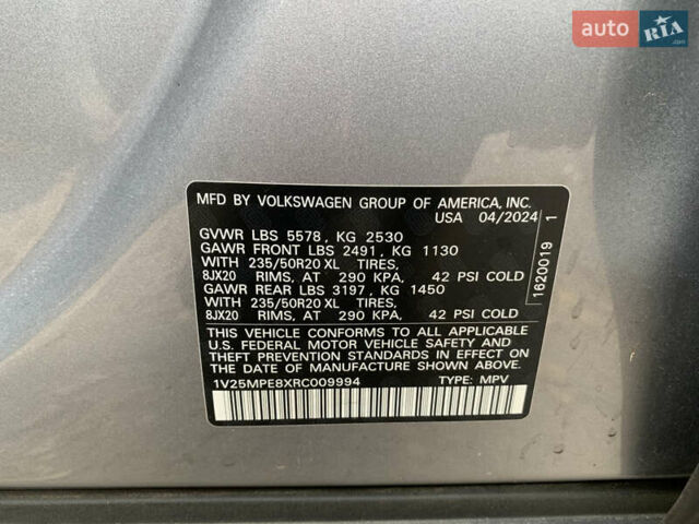 Сірий Фольксваген ID.4, об'ємом двигуна 0 л та пробігом 17 тис. км за 25300 $, фото 20 на Automoto.ua