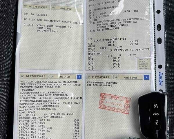 Синий Фольксваген ID.4, объемом двигателя 0 л и пробегом 69 тыс. км за 23999 $, фото 19 на Automoto.ua