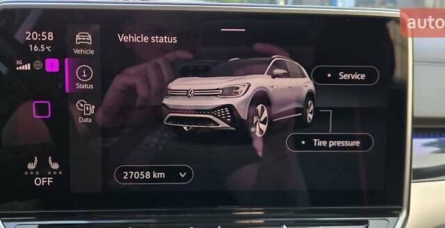 Білий Фольксваген ID.6 Crozz, об'ємом двигуна 0 л та пробігом 27 тис. км за 29500 $, фото 12 на Automoto.ua