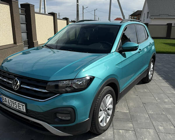 Синий Фольксваген T-Cross, объемом двигателя 1 л и пробегом 14 тыс. км за 18700 $, фото 1 на Automoto.ua