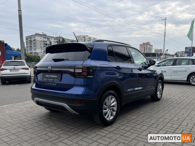 Синий Фольксваген T-Cross, объемом двигателя 1 л и пробегом 35 тыс. км за 19700 $, фото 24 на Automoto.ua