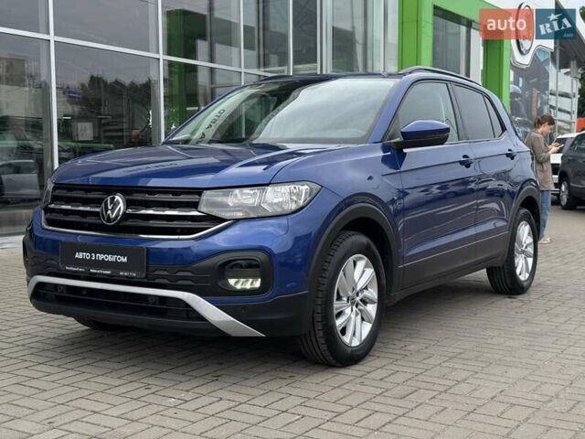 Синий Фольксваген T-Cross, объемом двигателя 1 л и пробегом 35 тыс. км за 19300 $, фото 12 на Automoto.ua