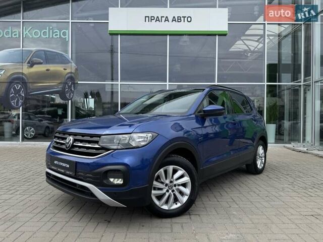 Синий Фольксваген T-Cross, объемом двигателя 1 л и пробегом 35 тыс. км за 19300 $, фото 1 на Automoto.ua