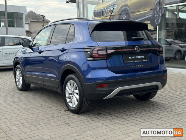 Синий Фольксваген T-Cross, объемом двигателя 1 л и пробегом 35 тыс. км за 19700 $, фото 22 на Automoto.ua
