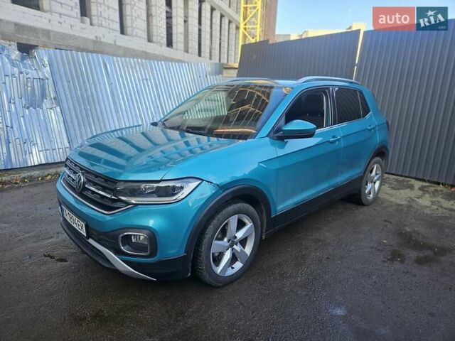 Синий Фольксваген T-Cross, объемом двигателя 1 л и пробегом 57 тыс. км за 19500 $, фото 2 на Automoto.ua