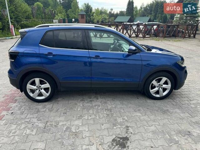 Синій Фольксваген T-Cross, об'ємом двигуна 1 л та пробігом 73 тис. км за 18777 $, фото 2 на Automoto.ua