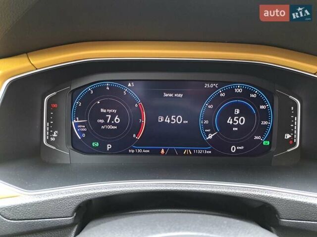 Желтый Фольксваген Ти-Рок, объемом двигателя 1.5 л и пробегом 113 тыс. км за 21500 $, фото 27 на Automoto.ua