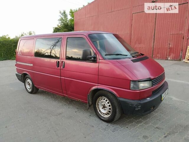 Красный Фольксваген T4 (Transporter) груз-пасс., объемом двигателя 2.4 л и пробегом 437 тыс. км за 3200 $, фото 11 на Automoto.ua