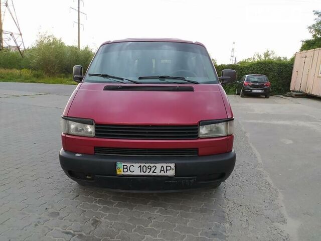 Красный Фольксваген T4 (Transporter) груз-пасс., объемом двигателя 2.4 л и пробегом 437 тыс. км за 3200 $, фото 9 на Automoto.ua