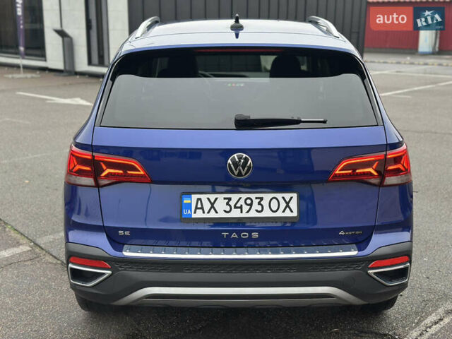 Синий Фольксваген Таос, объемом двигателя 1.5 л и пробегом 7 тыс. км за 22900 $, фото 4 на Automoto.ua