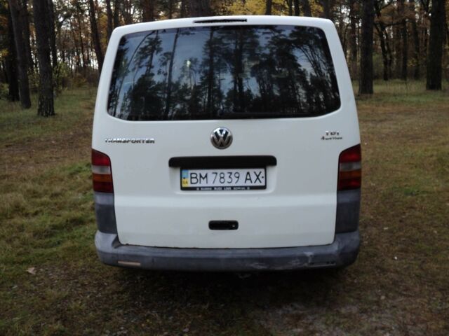 Фольксваген Transporter 2006 в Сумах на Automoto.ua Белый Фольксваген Transporter, объемом двигателя 2.5 л и пробегом 400 тыс. км за 6000 $, фото 3 на Automoto.ua