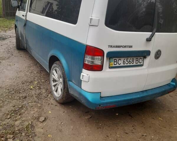 Белый Фольксваген Transporter, объемом двигателя 2.5 л и пробегом 433 тыс. км за 5000 $, фото 3 на Automoto.ua