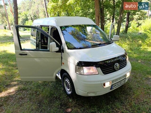 Білий Фольксваген Transporter, об'ємом двигуна 2.5 л та пробігом 255 тис. км за 8000 $, фото 60 на Automoto.ua