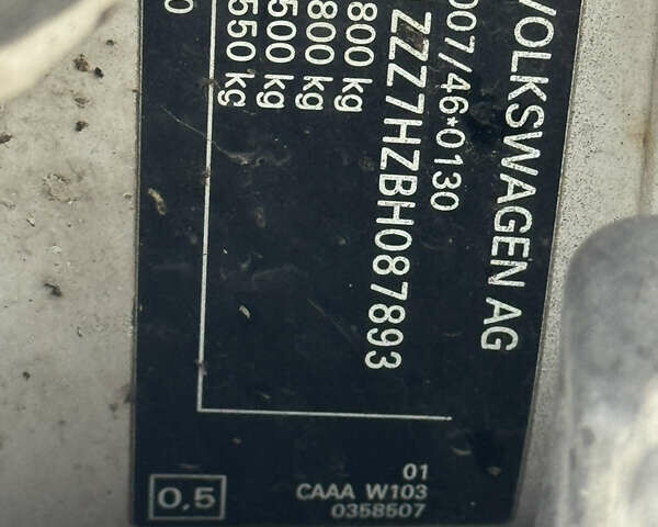 Білий Фольксваген Transporter, об'ємом двигуна 2 л та пробігом 414 тис. км за 10700 $, фото 21 на Automoto.ua
