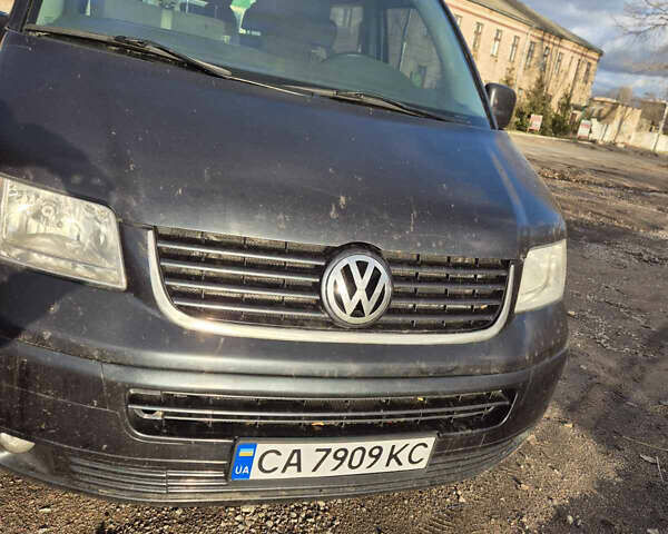Черный Фольксваген Transporter, объемом двигателя 1.9 л и пробегом 215 тыс. км за 8500 $, фото 2 на Automoto.ua