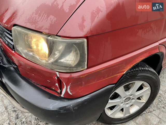 Красный Фольксваген Transporter, объемом двигателя 2.5 л и пробегом 450 тыс. км за 5500 $, фото 5 на Automoto.ua