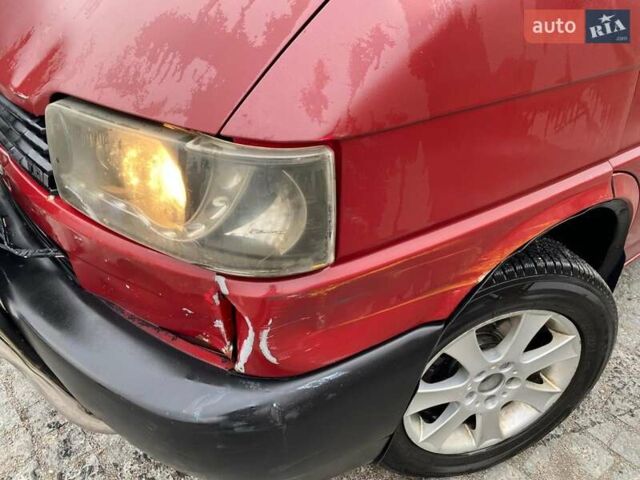 Красный Фольксваген Transporter, объемом двигателя 2.46 л и пробегом 425 тыс. км за 5500 $, фото 5 на Automoto.ua