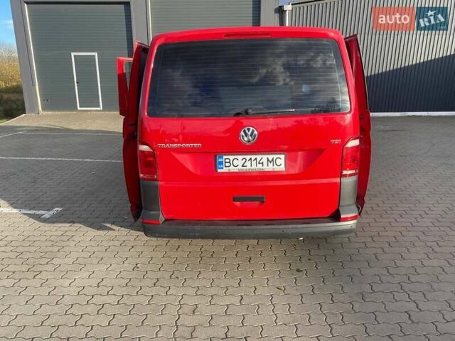 Червоний Фольксваген Transporter, об'ємом двигуна 2 л та пробігом 265 тис. км за 14900 $, фото 16 на Automoto.ua