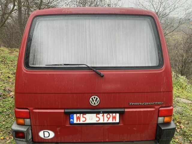 Червоний Фольксваген Transporter, об'ємом двигуна 1.9 л та пробігом 250 тис. км за 2700 $, фото 6 на Automoto.ua