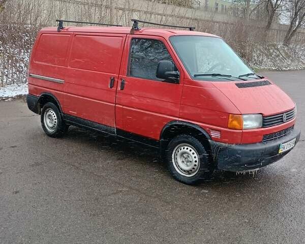 Красный Фольксваген Transporter, объемом двигателя 1.9 л и пробегом 195 тыс. км за 4100 $, фото 2 на Automoto.ua
