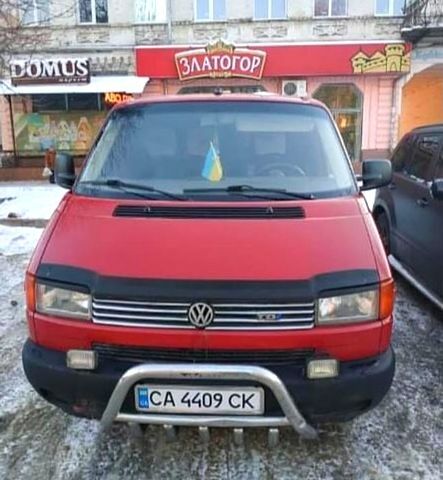 Червоний Фольксваген Transporter, об'ємом двигуна 2.5 л та пробігом 300 тис. км за 6500 $, фото 1 на Automoto.ua