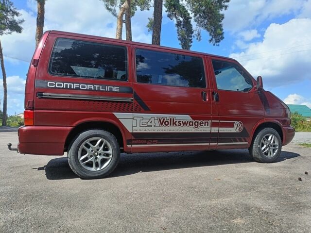 Красный Фольксваген Transporter, объемом двигателя 2.5 л и пробегом 527 тыс. км за 6700 $, фото 3 на Automoto.ua