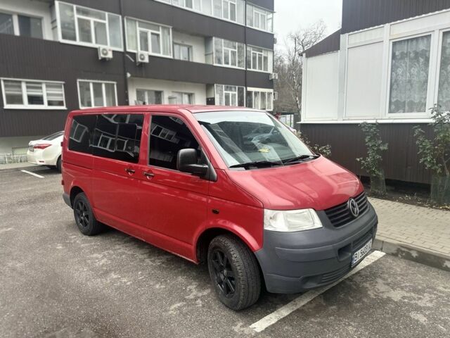 Красный Фольксваген Transporter, объемом двигателя 1.9 л и пробегом 252 тыс. км за 7500 $, фото 1 на Automoto.ua