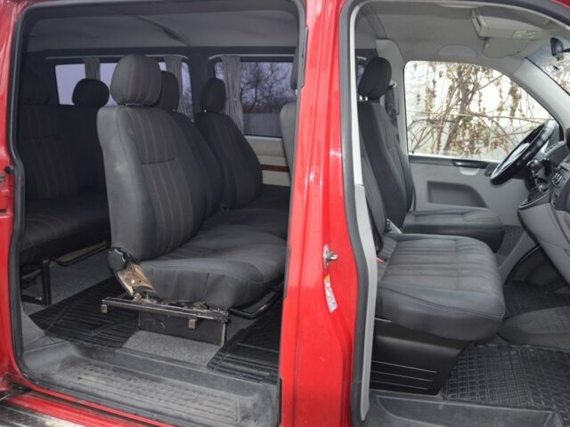 Червоний Фольксваген Transporter, об'ємом двигуна 2 л та пробігом 446 тис. км за 14100 $, фото 5 на Automoto.ua