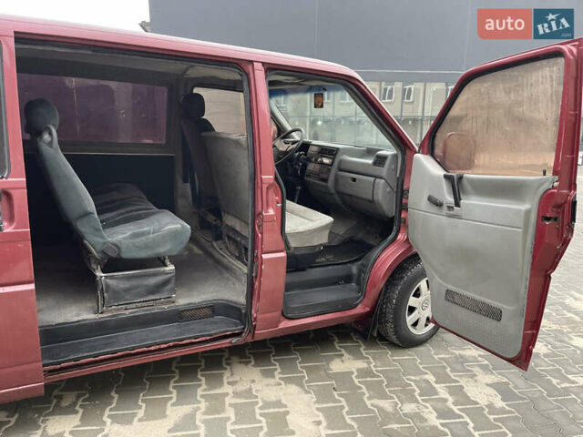 Красный Фольксваген Transporter, объемом двигателя 1.97 л и пробегом 300 тыс. км за 2999 $, фото 21 на Automoto.ua