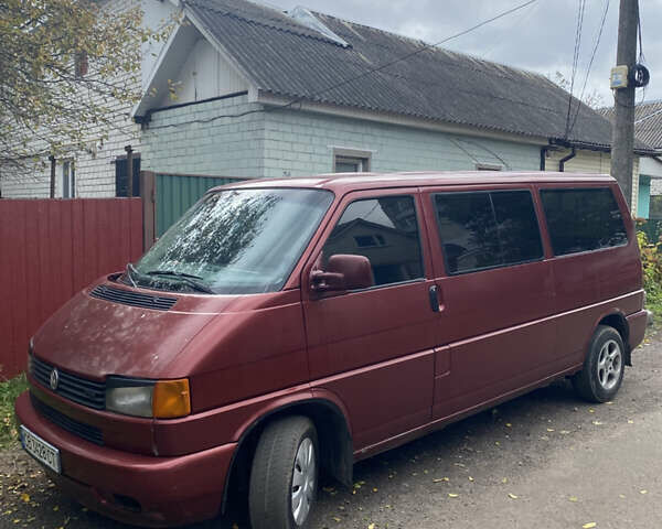 Красный Фольксваген Transporter, объемом двигателя 2.5 л и пробегом 370 тыс. км за 4800 $, фото 4 на Automoto.ua
