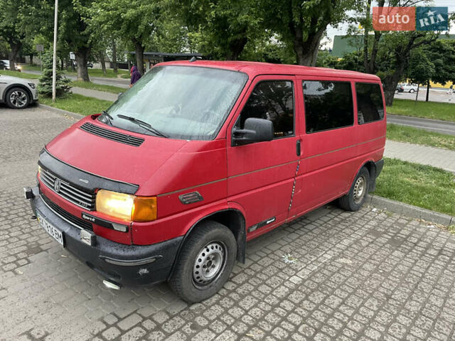 Червоний Фольксваген Transporter, об'ємом двигуна 2.46 л та пробігом 608 тис. км за 4599 $, фото 1 на Automoto.ua