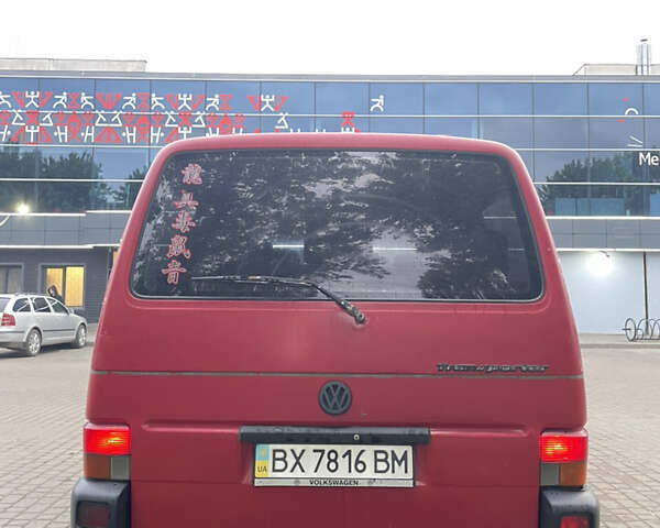 Червоний Фольксваген Transporter, об'ємом двигуна 2.46 л та пробігом 608 тис. км за 4599 $, фото 4 на Automoto.ua