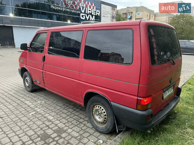 Червоний Фольксваген Transporter, об'ємом двигуна 2.46 л та пробігом 608 тис. км за 4599 $, фото 3 на Automoto.ua