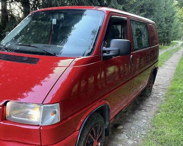 Червоний Фольксваген Transporter, об'ємом двигуна 1.9 л та пробігом 400 тис. км за 5800 $, фото 1 на Automoto.ua
