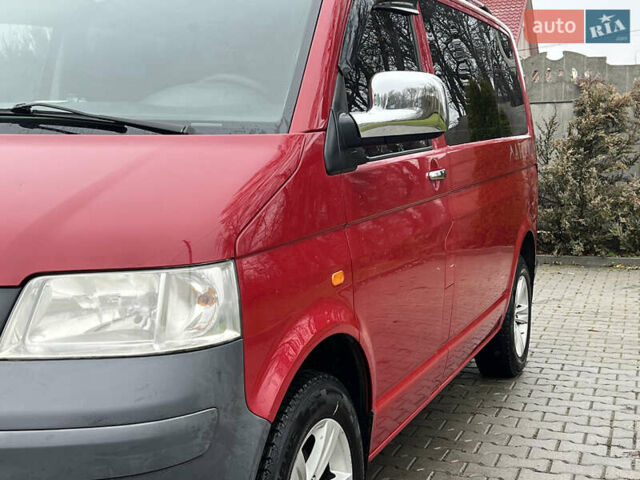 Красный Фольксваген Transporter, объемом двигателя 1.9 л и пробегом 370 тыс. км за 7850 $, фото 16 на Automoto.ua