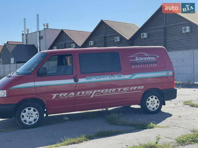 Красный Фольксваген Transporter, объемом двигателя 2.5 л и пробегом 310 тыс. км за 7700 $, фото 19 на Automoto.ua