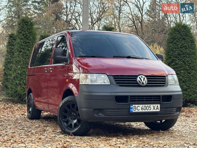 Красный Фольксваген Transporter, объемом двигателя 1.9 л и пробегом 221 тыс. км за 6999 $, фото 5 на Automoto.ua