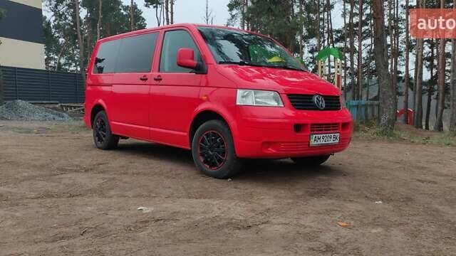 Красный Фольксваген Transporter, объемом двигателя 1.9 л и пробегом 345 тыс. км за 8000 $, фото 4 на Automoto.ua