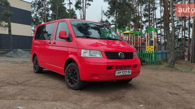 Красный Фольксваген Transporter, объемом двигателя 1.9 л и пробегом 345 тыс. км за 8000 $, фото 3 на Automoto.ua