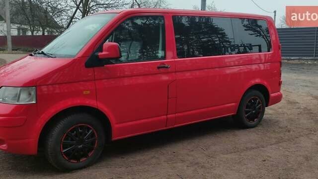 Красный Фольксваген Transporter, объемом двигателя 1.9 л и пробегом 345 тыс. км за 8000 $, фото 11 на Automoto.ua
